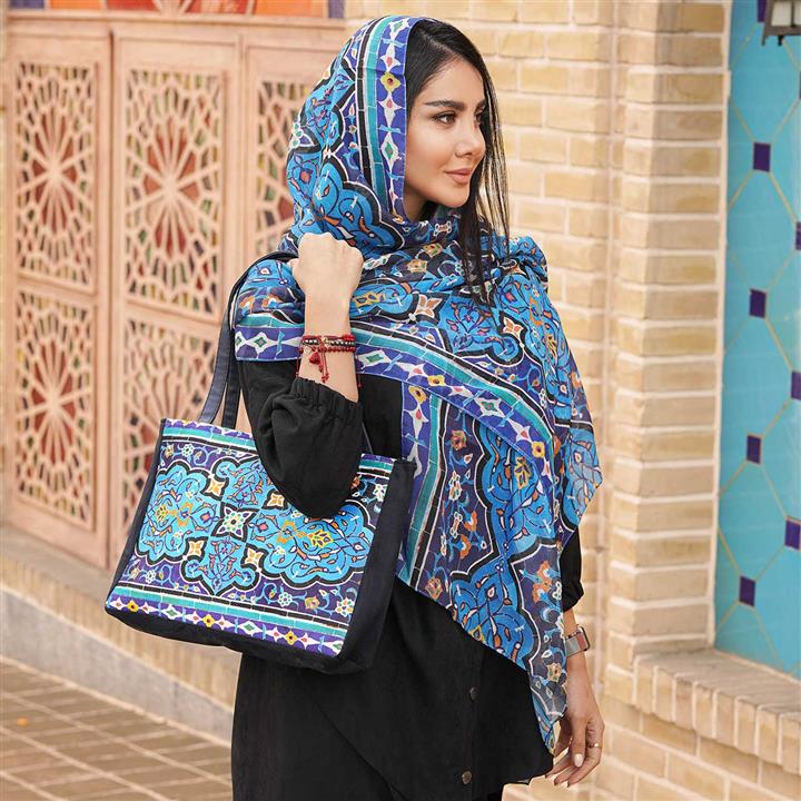 ست کیف و شال زنانه بهار کد ۰۶ Bahar Women Bag and Shawl Set Code 06